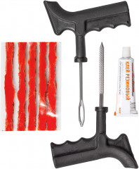 Набор для ремонта бескамерных шин с клеем - Фото 1