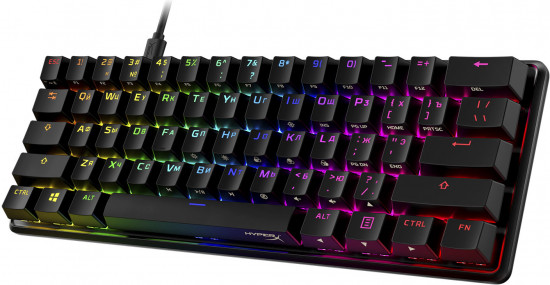 Клавиатура HyperX Alloy Origins 60 HKBO1S-RB-RU/G