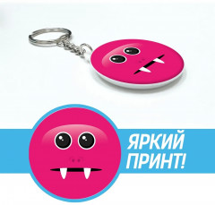 Брелок «Розовый монстр» - Фото 1