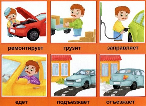 Игра настольная «Подбери действие»
