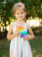 Игрушка антистресс Pop It «Единорог радужный» - Фото 1