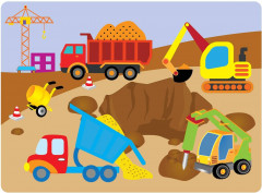 Многоразовые водные раскраски. Выпуск №17. На стройке - Фото 1