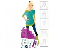 Блокнот с трафаретами «Спортсменка» - Фото 1