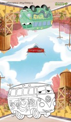 Тачки. 25 открыток-раскрасок - Фото 2