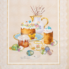 Дорожка на стол «Пасхальные куличи» - Фото 1