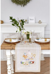 Дорожка на стол «Пасхальные куличи» - Фото 4