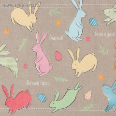 Дорожка на стол «Зайцы» - Фото 1
