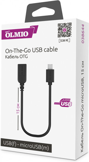 Кабель Olmio USB microUSB «On The Go»