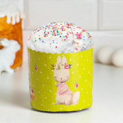 Форма бумажная для маффинов и куличей «Зверята» - Фото 2