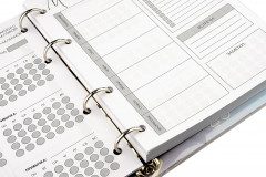 Сменный блок для ежедневника на кольцах - Фото 7