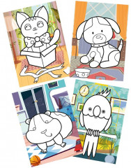 Раскраска пластилином «Домашние любимцы» - Фото 1