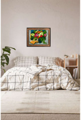 Картина по номерам «Вечер. Букет на окне» - Фото 2