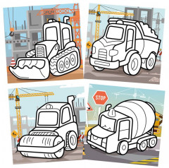 Раскраска пластилином «Рабочие машины» - Фото 1