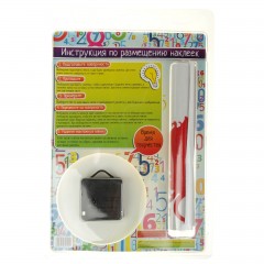 Часы - наклейки на стену «Фея» - Фото 1