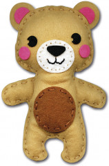 Игрушка из фетра «Медвежонок» - Фото 1