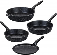 Набор посуды «Черный мрамор» - Фото 1