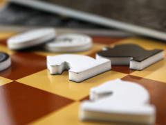 Шахматы и шашки магнитные демонстрационные - Фото 5