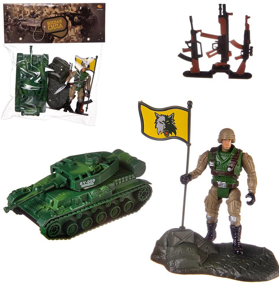 Набор игровой «Танк, фигурка солдата» | Боевая сила | ABtoys | Фото 2