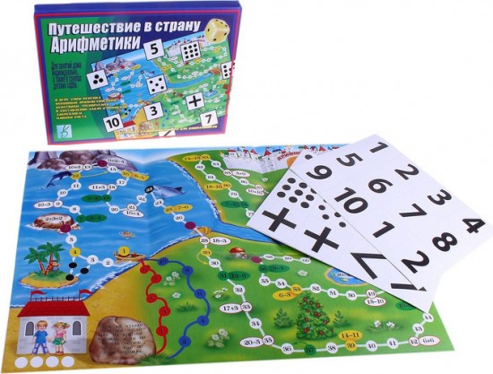Игра настольная «Путешествие в страну Арифметики»