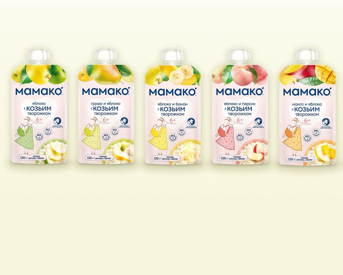 Мамако пюре. Мамако пюре. Мамако пюре с козьим творогом. Мамако творог. Козий творожок для 7 месячного ребенка.