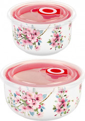 Набор салатников «Яблоневый цвет на белом» - Фото 3