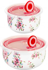 Набор салатников «Яблоневый цвет на белом» - Фото 5