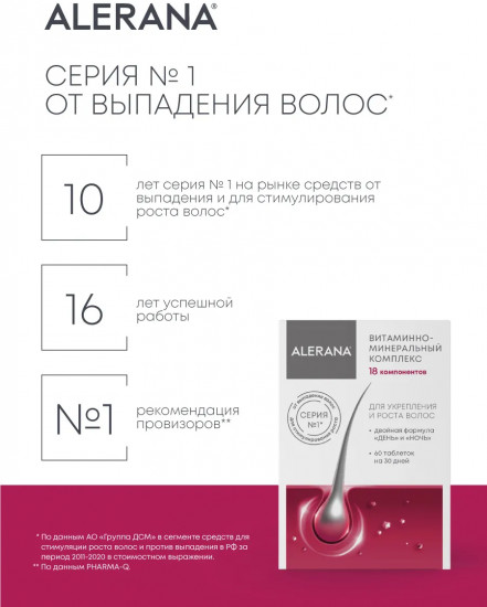 Комплекс витаминно-минеральный для роста волос