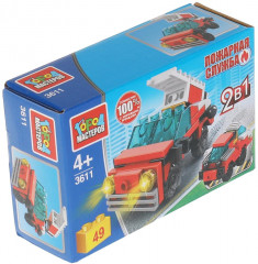 Конструктор «Пожарная машина 2в1» - Фото 1
