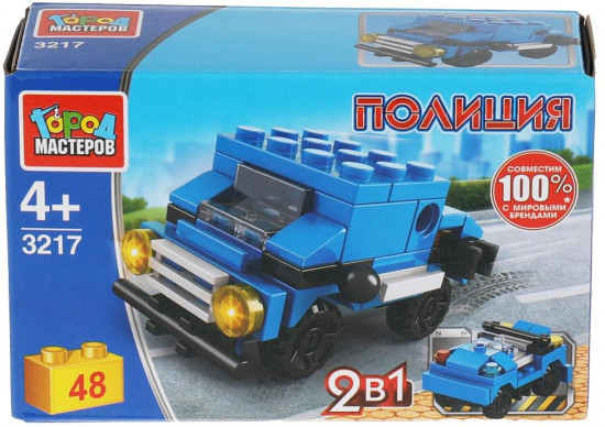 Конструктор «Полицейский джип 2в1»