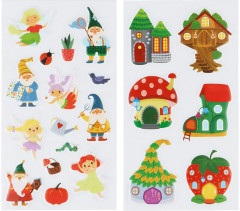 Наклейки объёмные «Сказочные домики» - Фото 2