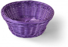 Плетеная корзинка круглая (21 х 8 см) - Фото 1