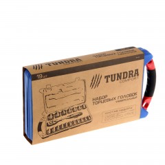 Набор торцевых головок «TUNDRA comfort» универсальный в кейсе 19 предметов - Фото 1