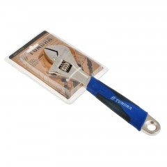 Ключ разводной «TUNDRA comfort» обрезиненная рукоятка 250 мм - Фото 1