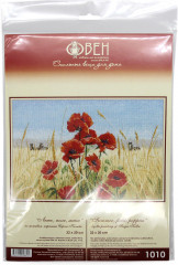 Набор для вышивания «Лето, поле, маки» - Фото 1
