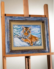 Набор для вышивания бисером «Полосатый малыш» - Фото 1