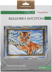 Набор для вышивания бисером «Полосатый малыш» - Фото 6