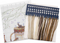 Набор для вышивания закладки «Ценители кофе» - Фото 1