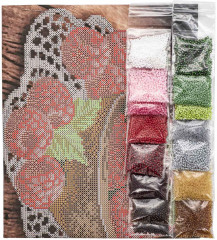 Набор для вышивания бисером «Ягодка малинка» - Фото 5