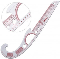 Лекало портновское метрическое с проймой «Рыбка» - Фото 2