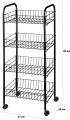 Этажерка 4-х секционная - Фото 1