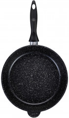 Сковорода глубокая «Черный мрамор» - Фото 3