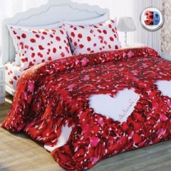 Комплект постельного белья «Лепестки роз» (арт. 11626, 1,5-спальный, биокомфорт, 2 наволочки 70х70) - Фото 2