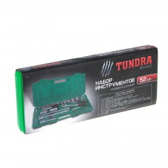 Набор инструментов «TUNDRA basic» универсальный 52 предмета, кейс - Фото 1