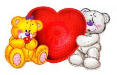 Объемная мозаика по номерам. Часы «Мишки» - Фото 1