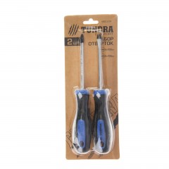 Набор отверток «TUNDRA comfort» 2 предмета 6х100 ( -,+ ) - Фото 1