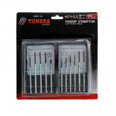 Набор отверток для точных работ «TUNDRA basic» 11 предметов - Фото 1