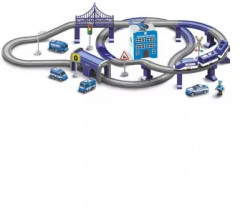 Набор игровой «Железная дорога. Скоростной поезд. Полицейский участок» - Фото 1