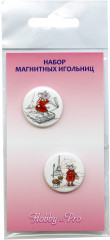 Набор магнитных игольниц для вышивки «Мышки» - Фото 2