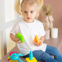 Игрушка интерактивная «Музыкальная пирамидка Слоник» - Фото 7