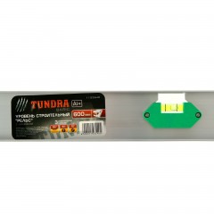 Уровень строительный «TUNDRA basic», «Рельс», алюминиевый 600 мм - Фото 2